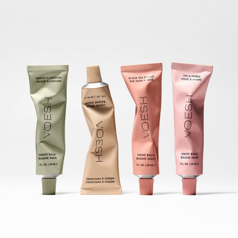 VOESH Vegan Hand Balm Fig & Amber 1 oz – K-Beauty Korean Skincare Hand Cream for Dry Hands – Non-Greasy Fast-Absorbing Moisturizer with Turmeric Mango Butter and Squalane – Travel Size - Image 3